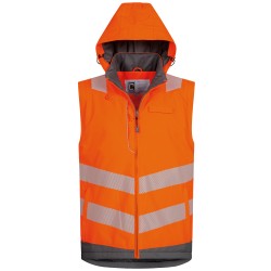 1 Stück ELYSEE Warnschutzjacke 2-in-1 aus EN ISO 20471 Material in orange/grau