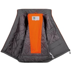 1 Stück ELYSEE Warnschutzjacke 2-in-1 aus EN ISO 20471 Material in orange/grau
