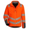 1 Stück ELYSEE Warnschutz Steppjacke EN ISO 20471 orange/grau