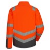 1 Stück ELYSEE Warnschutz Steppjacke EN ISO 20471 orange/grau