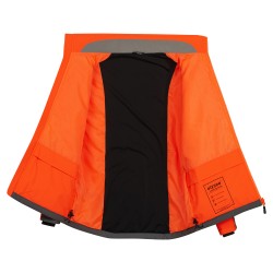 1 Stück ELYSEE Warnschutz Steppjacke EN ISO 20471 orange/grau