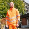 1 Stück ELYSEE Warnschutz Steppjacke EN ISO 20471 orange/grau