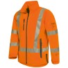 1 Stück ELYSEE Warnschutz-Regenjacke, orange, EN ISO 20471, EN 343, wasserdicht und atmungsaktiv