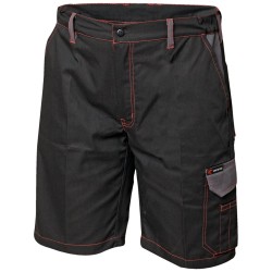 1 Stück CRAFTLAND Twill-Shorts aus Baumwolle in Schwarz/Grau