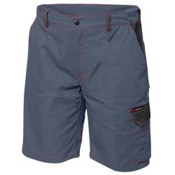 1 Stück CRAFTLAND Twill-Shorts aus Baumwolle in Grau/Schwarz für optimalen Tragekomfort und Stil