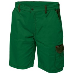 1 Paar CRAFTLAND Twill-Shorts aus Baumwolle in Grün/Schwarz für komfortable Freizeitaktivitäten