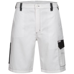 1 Paar CRAFTLAND Twill-Shorts aus Baumwolle in Weiss/Grau