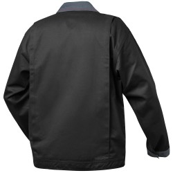 1 Stück Craftland Twill-Bundjacke aus Baumwolle in Schwarz/Grau
