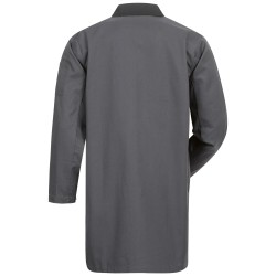 1 Stück CRAFTLAND Twill-Kittel grau/schwarz aus strapazierfähigem Material für professionelle Anwendungen