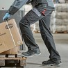 1 Stück CRAFTLAND Twill-Bundhose aus Baumwolle in Schwarz/Grau für optimalen Tragekomfort