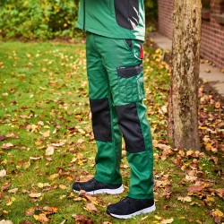 1 Stück CRAFTLAND Twill-Bundhose aus Baumwolle in Grün/Schwarz