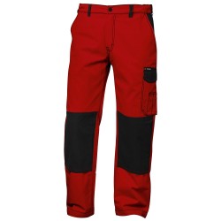 1 Box CRAFTLAND Twill-Bundhose aus Baumwolle in Rot/Schwarz