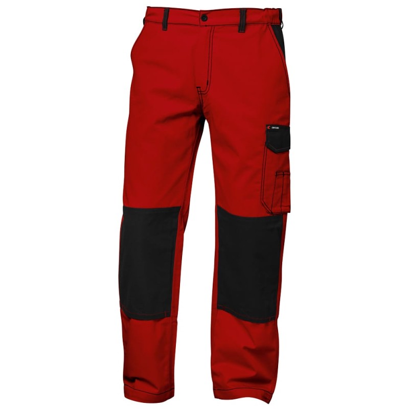 1 Box CRAFTLAND Twill-Bundhose aus Baumwolle in Rot/Schwarz