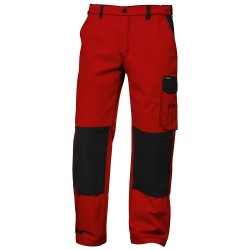 1 Box CRAFTLAND Twill-Bundhose aus Baumwolle in Rot/Schwarz