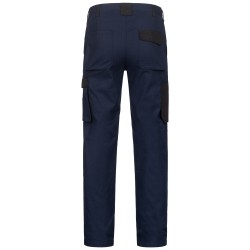 1 Paar CRAFTLAND Twill-Bundhose aus Baumwolle in Marine/Schwarz