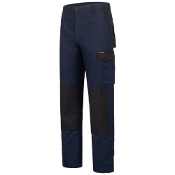 1 Paar CRAFTLAND Twill-Bundhose aus Baumwolle in Marine/Schwarz