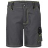 1 Stück Craftland Kinder-Shorts aus Twill in Grau/Schwarz