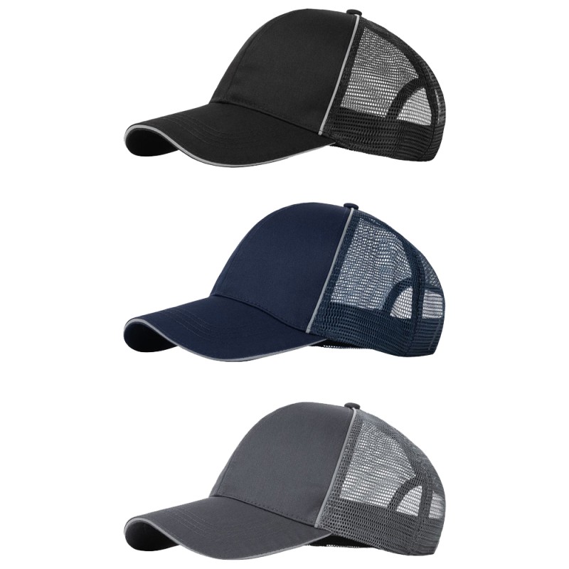 1 Stück ELYSEE® ATES Cap – stylische Schirmmütze aus Baumwolle in Grau für optimalen Tragekomfort