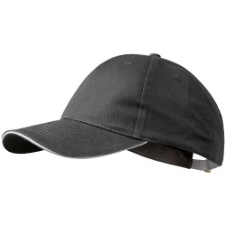 25 Stück WILLI Basic Kappen aus 65% Polyester und 35% Baumwolle in Schwarz