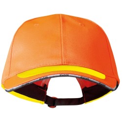25 Stück ELYSEE® Andreas Cap aus 80% Polyester und 20% Baumwolle in Orange/Gelb