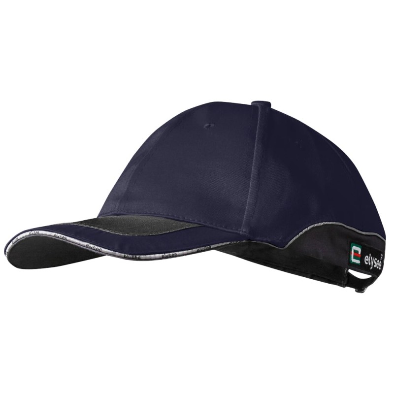 25 Stück ELYSEE® JOE CAP Marine/Grau – hochwertige Kappen aus 65% Polyester und 35% Baumwolle