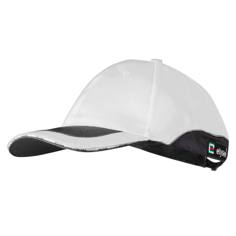 25 Stück ELYSEE Brad Caps aus 65% Polyester und 35% Baumwolle in Weiss/Grau