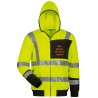 1 Stück ELYSEE Warnschutzsweatjacke EN ISO 20471 gelb/schwarz, hochwertige Sicherheit, bequem und funktional