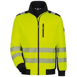 1 Stück ELYSEE Warnschutzjacke Sweat gelb/schwarz, reflektierend, atmungsaktiv, ideal für Sicherheit und