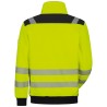 1 Stück ELYSEE Warnschutzjacke Sweat gelb/schwarz, reflektierend, atmungsaktiv, ideal für Sicherheit und