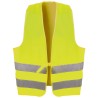 1 Stück WALTER Textil-Warnweste EN ISO 20471/2 mit PE-Beutel, hochsichtbar in Gelb