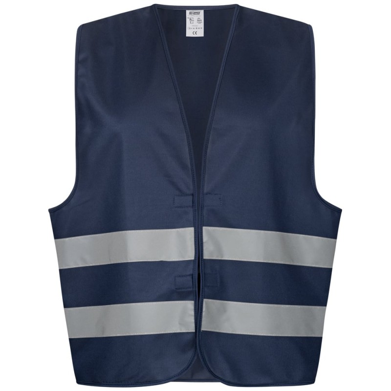 1 Stück SAFESTYLE Marine Weste für erhöhte Sichtbarkeit EN 17353 Typ B3 in auffälligem Orange