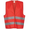 1 Stück Safestyle Weste für erhöhte Sichtbarkeit EN 17353 Typ B3 rot