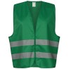 1 Weste von SAFESTYLE für erhöhte Sichtbarkeit EN 17353 Typ B3 in leuchtendem Grün