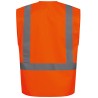 1 Warnschutzweste SAFESTYLE® orange EN ISO 20471/2 für optimale Sichtbarkeit und Sicherheit im Einsatz
