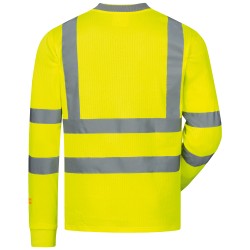 1 Stück Safestyle UV-Warnschutz Langarm-T-Shirt Gelb EN ISO 20471/2, EN 13758-2, Grösse 0-S (46/48)