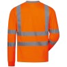 1 Stück SAFESTYLE UV-Schutz Langarm-T-Shirt, orange, EN ISO 20471/2, EN 13758-2, ideal für Sicherheit und