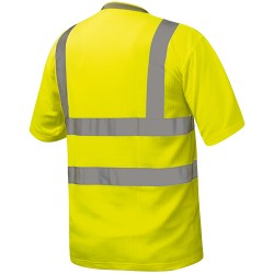 1 Stück Safestyle UV-Warnschutz-T-Shirt aus hochwertigem Material in leuchtendem Gelb, nach EN ISO 20471/2 und EN