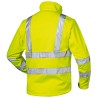 1 Stück ELYSEE Warnschutz-Softshelljacke aus hochwertigem Material in leuchtendem Gelb, EN ISO 20471/3 zertifiziert