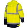 1 Stück ELYSEE Warnschutzjacke 3-in-1 aus Polyester in gelb/marine, EN ISO 20471, EN 343 zertifiziert