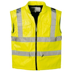1 Stück ELYSEE Warnschutzjacke 3-in-1 aus Polyester in gelb/marine, EN ISO 20471, EN 343 zertifiziert