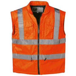 1 Stück ELYSEE Warnschutzjacke 3in1, orange/marine, EN ISO 20471 und EN 343 zertifiziert, vielseitig einsetzbar