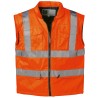 1 Stück ELYSEE Warnschutzjacke 3in1, orange/marine, EN ISO 20471 und EN 343 zertifiziert, vielseitig einsetzbar