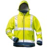 1 Stück ELYSEE Warnschutz-Softshelljacke aus weichem Material in Gelb/Marine, EN ISO 20471/3 zertifiziert