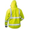 1 Stück ELYSEE Warnschutz-Softshelljacke aus weichem Material in Gelb/Marine, EN ISO 20471/3 zertifiziert