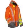 1 Stück ELYSEE Warnschutz-Softshelljacke, orange/grau, EN ISO 20471/3 zertifiziert, wind- und wasserabweisend