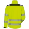 1 Stück ELYSEE Warnschutz-Softshelljacke gelb/schwarz
