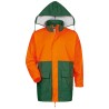 1 Stück Pappel PU-Jacke NORWAY in Grün/WS Orange, wasser- und winddicht nach EN 343
