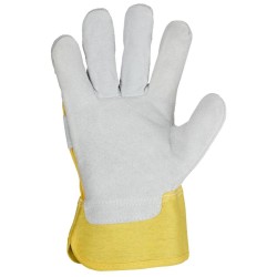 120 Paar Stronghand® Rindslederhandschuhe, natur/gelb, CAT 2 - robust und sicher für vielseitige Anwendungen