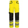 1 Stück ELYSEE Warnschutz Stretch-Bundhose aus Gewebe, gelb/schwarz, EN ISO 20471/2, EN 13758-2