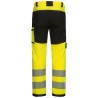 1 Stück ELYSEE Warnschutz Stretch-Bundhose aus Gewebe, gelb/schwarz, EN ISO 20471/2, EN 13758-2